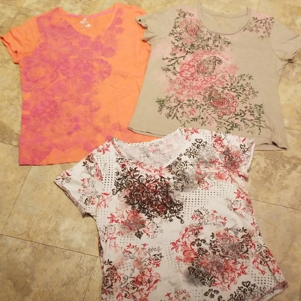 3 XL design tshirts. North Crest and JCP.